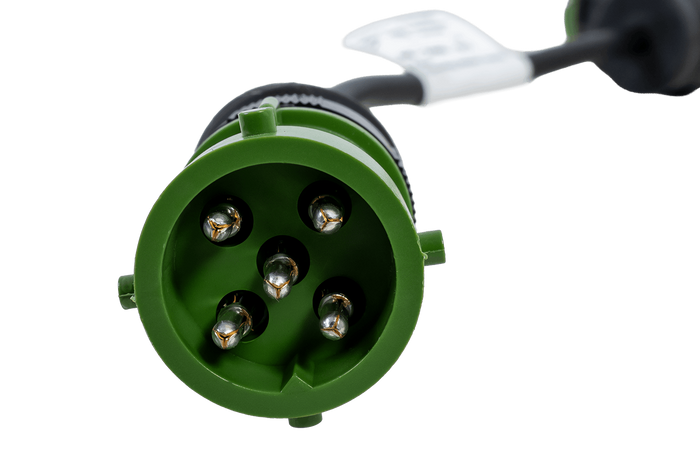 Bajonettadapter 5-pinners / vinklet kontakt ASS2 7-pinners ASPÖCK høyre adapter