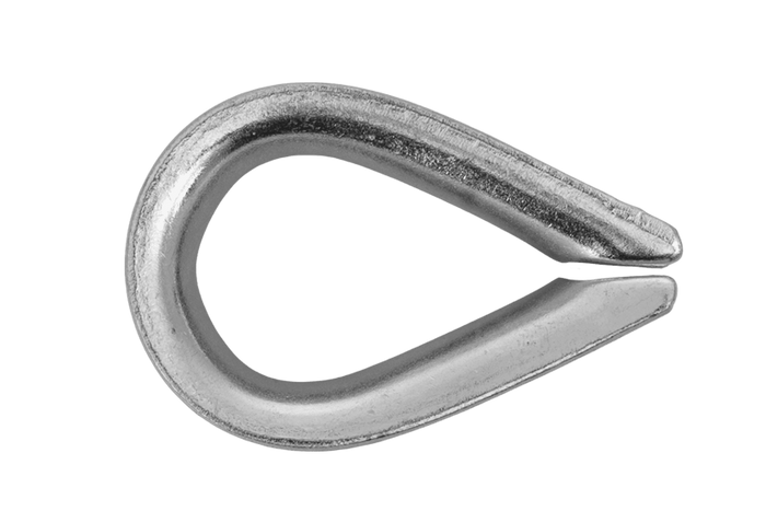 DROMET KU10 tau fingerbøll stål hjerteskjell 10mm