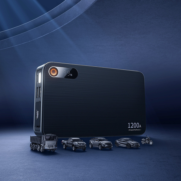 Power Bank starter BASEUS Super Energy Pro+ Jump Starter 12V 12000mAh 1200A + USB-lader