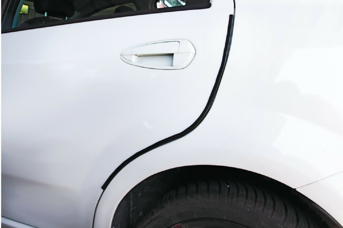 LAMPA Pansret dørkantbeskyttelse 5m Svart