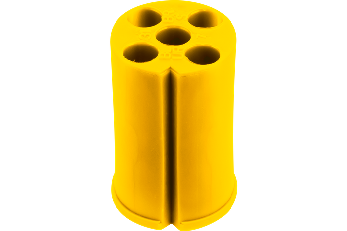 ASPÖCK 5-PIN bajonettkontakt for 12V baklykter, gul