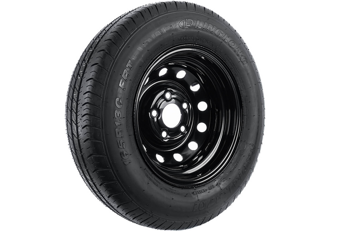 Forsterket tilhengerhjul LINGLONG DEKK 165/80 R13C 96/94N UNITRAILER FELG svart 4,5Jx13"H2 5x112 ET:30