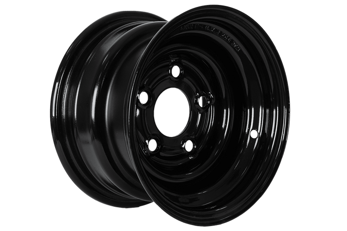 Stålfelg til henger UNITRAILER svart 6Jx10"H2 5x112 ET:-4