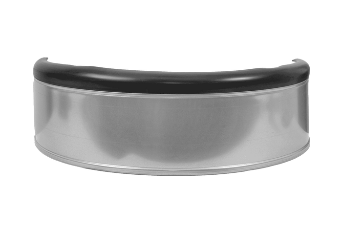 Tilhengerskjerm 13-15" DOMAR DK7110 hjulbue 820/240mm metall med gummikant