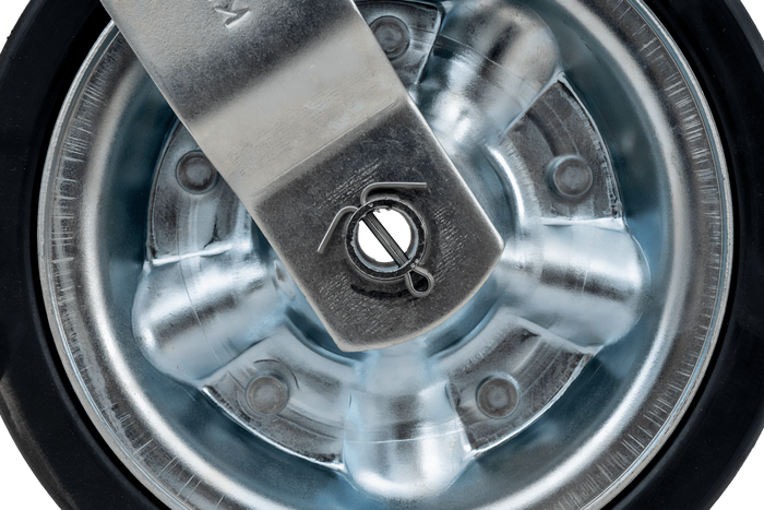 TK60 KNOTT TK60 støttehjul 250 kg 60 mm 530–760 mm