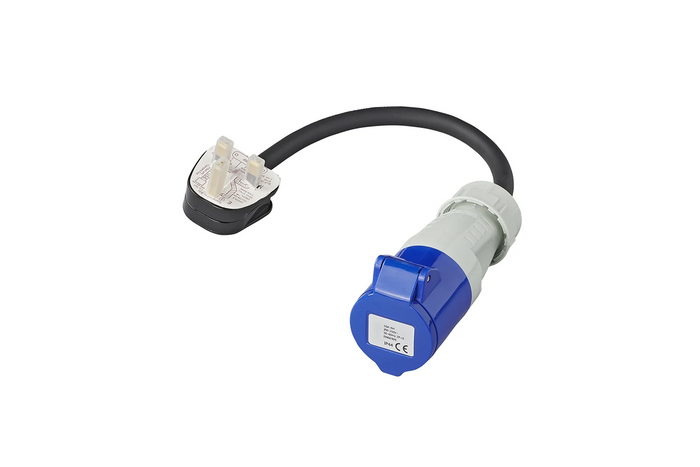 Adapter med CEE-plugg og UK-uttak UK ProPlus 373522DE-kabel 40 cm 16A 230V