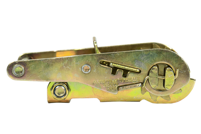 Skralle for spennbånd 1000daN 50mm 2T gul