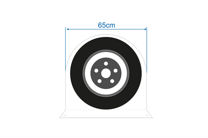 ProPlus 610312 hjulkapsel for hjul med en maksimal diameter på 65 cm