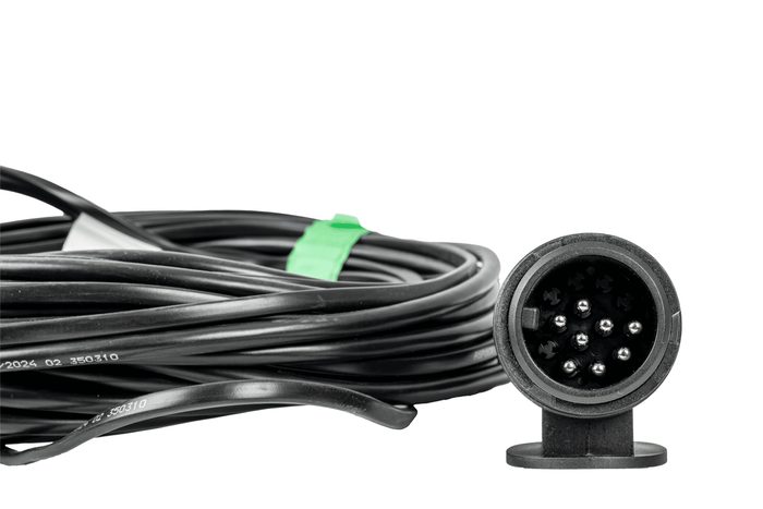 ASPÖCK elektrisk installasjon tilhenger bergingsbil sele 7 m 13/8 PIN plugg bajonetter 2x 5 PIN