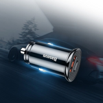 BASEUS sirkulær plast USB-A, USB-C 30W billader