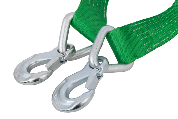Slepetau med kroker HILLS slepestropp 5m/60mm/6t grønn