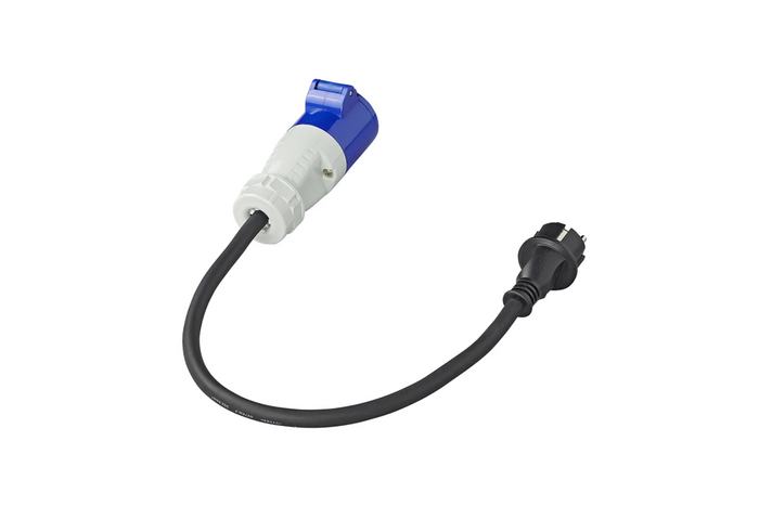 Adapter med Schuko-plugg og CEE-uttak 16A 230V ProPlus 373526 kabel 40cm