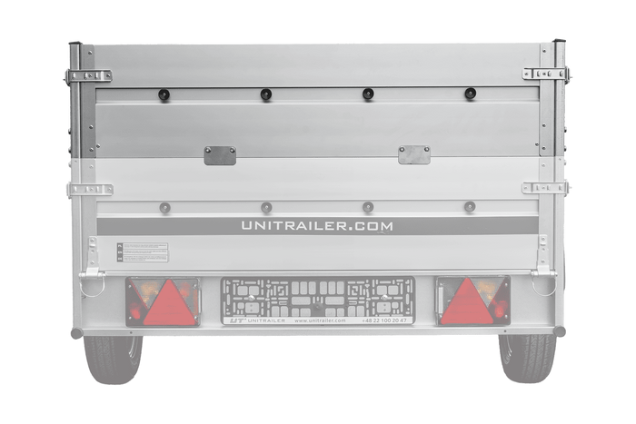 BIS aluminiumsider for UNITRAILER GARDEN 264 KIPP ALU og 264/2 KIPP ALU tilhengere