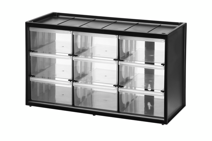 Verkstedorganisator med 9 skuffer STANLEY OPP-skap 365x210mm