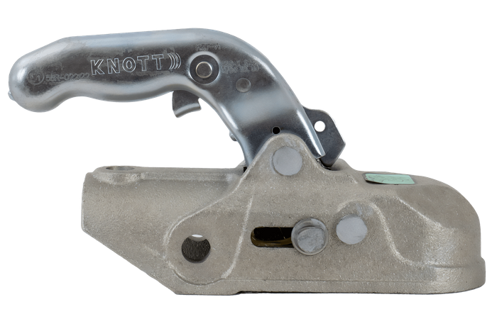 KNOTT K27-A kulefeste for en 2700 kg tilhenger med 50 mm rørdrag, støpejern