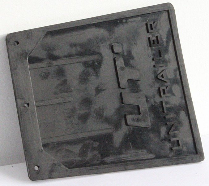 UNITRAILER gummiskjerm, skjermdeksel, 187/205mm