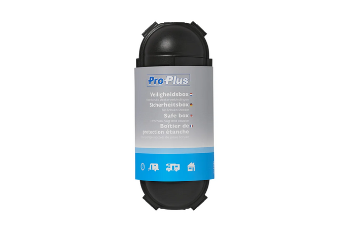 Vanntett hus for skjøteledning ProPlus SAFE BOX beskyttelsesboks for Schuko-plugg