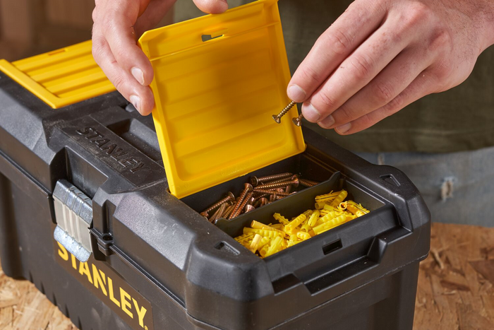 STANLEY Essential Verktøykasse med Organisatorer 410x210x200mm 8l
