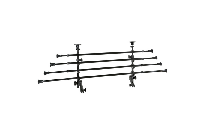 Bagasjeromsskillevegg LAMP GRG-9 Kompakt hunde-/bagasjebarriere 85–140 cm