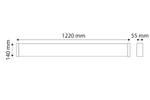 Lyspanel for TT TECHNOLOGY TT.12020 tilhenger LED-baklys 5 funksjoner
