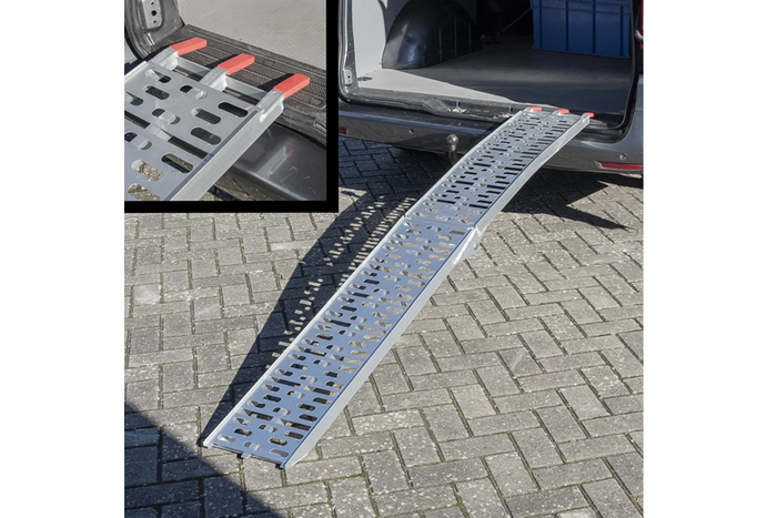 ProPlus 390096 sammenleggbar rampe for tilhenger 220 cm 340 kg