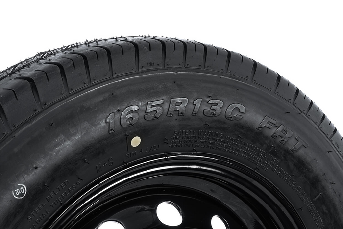 Forsterket tilhengerhjul LINGLONG DEKK 165/80 R13C 96/94N UNITRAILER FELG svart 4,5Jx13"H2 5x112 ET:30