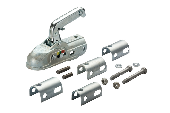 WINTERHOFF WW 30-K+Z kulekobling for 3000 kg tilhenger med 35-51 mm rørdrag, støpejern