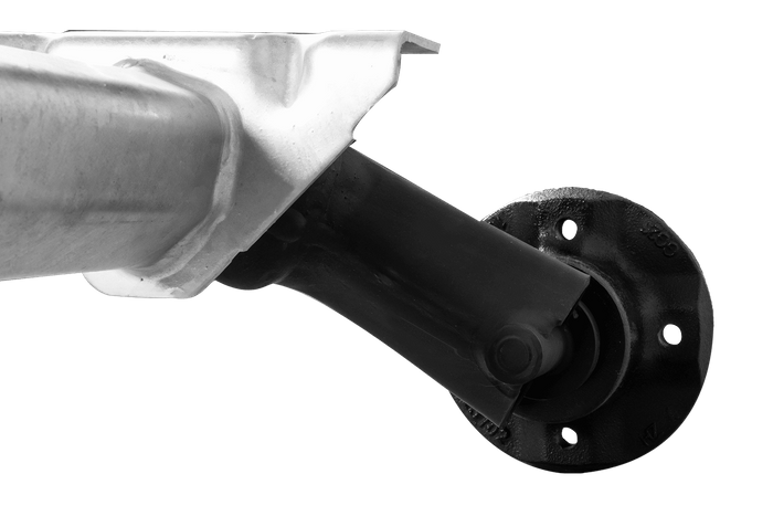 AL-KO OPTIMA ubremset aksel for tilhenger 750kg 1260mm 1573mm 4x100