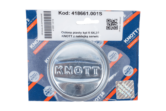 KNOTT 64,2 mm navlagerdeksel for tilhenger