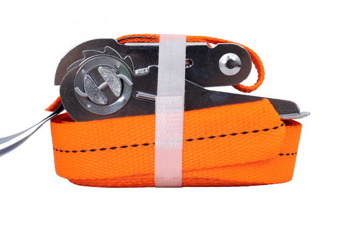 HILLS 5m/25mm/1t ettdelt belte med strammer