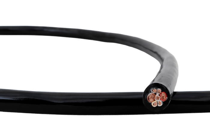 HYBSZ QLY-S 2x4+5x1.5 syvkjernet elektrisk kabel - 1m