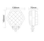 LED-arbeidslampereflektor TT TECHNOLOGY TT.13248S 16xLED 3400lm