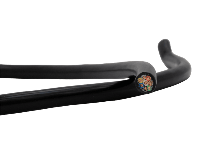 HYBSZ YLY-S 8x1,5 åttekjernet elektrisk kabel - 1 m