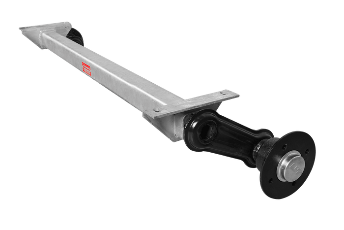 KNOTT VG7-L ubremset aksel for tilhenger 750kg 1070mm 1370mm 4x100