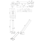 UNITRAILER stamme med vinsj og båthengerfeste
