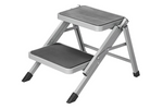 ProPlus 360823V01 Sammenleggbar campingtrapp To-trinns trappetrinn 150 kg