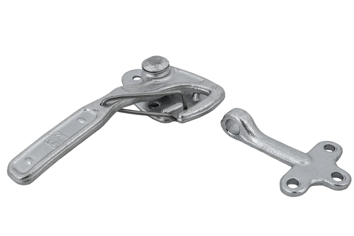 Høyre sidekobling med WINTERHOFF WV 10-R + WVG 10-A feste, komplett tilhengersidelukking