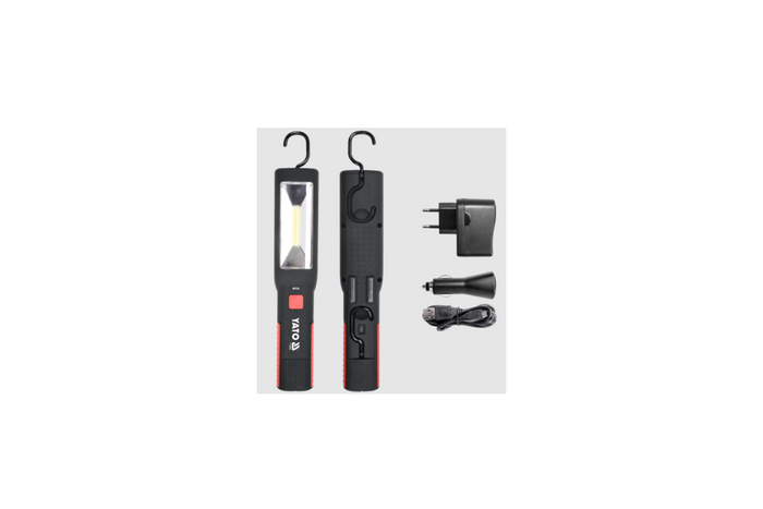 Verkstedlampe + lommelykt YATO YT-08504 LED 3W 250lm