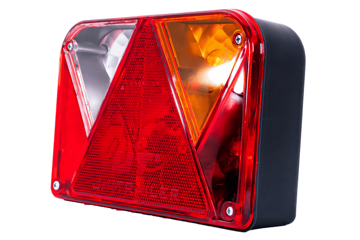 DOBPLAST DPT35 baklykt, 5 funksjoner, høyre