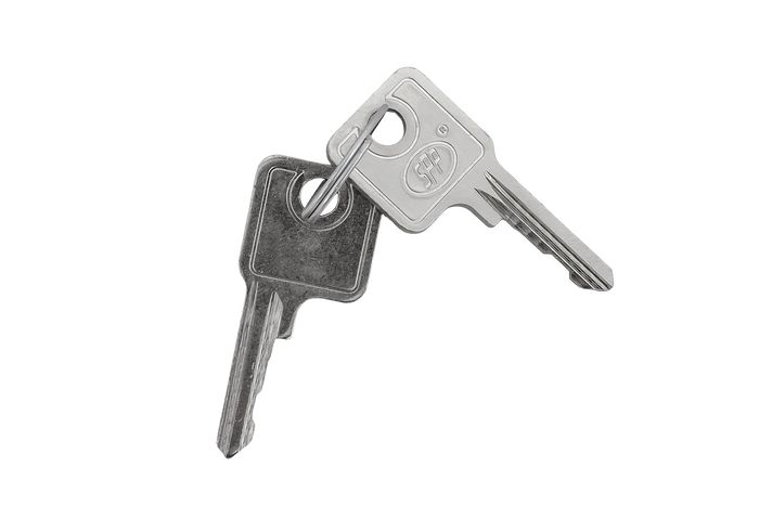 Sidekobling med STEELPRESS ZB-13A+Z-11A feste, komplett tilhengerlås med nøkkel