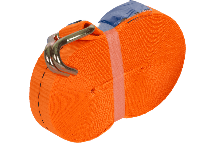 UNITRAILER 10m/25mm/1t oransje transportbånd med strammer