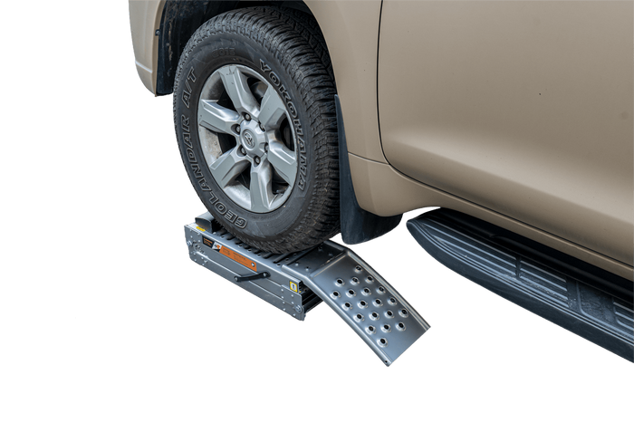 UNITRAILER ALR005 sammenleggbar rampe stålrampe for tilhenger 200 cm 250 kg