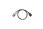 Adapter med CEE-plugg og stikkontakt med jordkontakt 16A 230V ProPlus 373530DE kabel 150cm