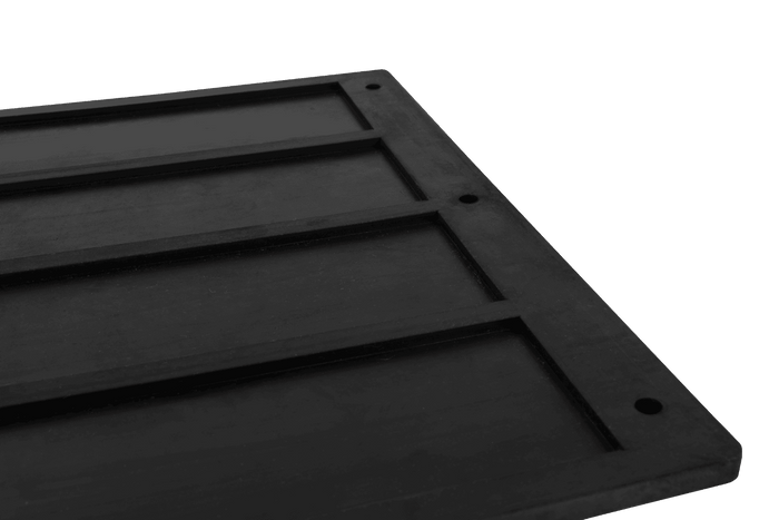 Sett med to UNITRAILER gummiskvettlapper, skjermbeskyttere 310/390 mm