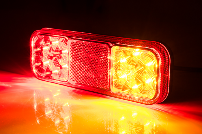 HORPOL LZD2831 LED baklykt 4 funksjoner universal