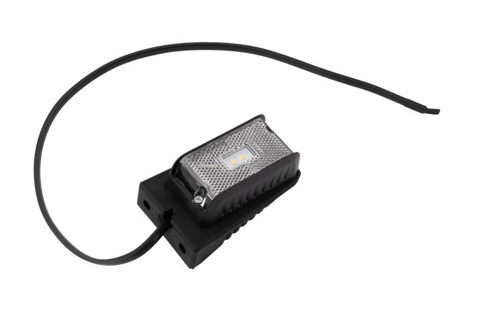 DOBPLAST DPT15 LED hvit universal markeringslampe med holder