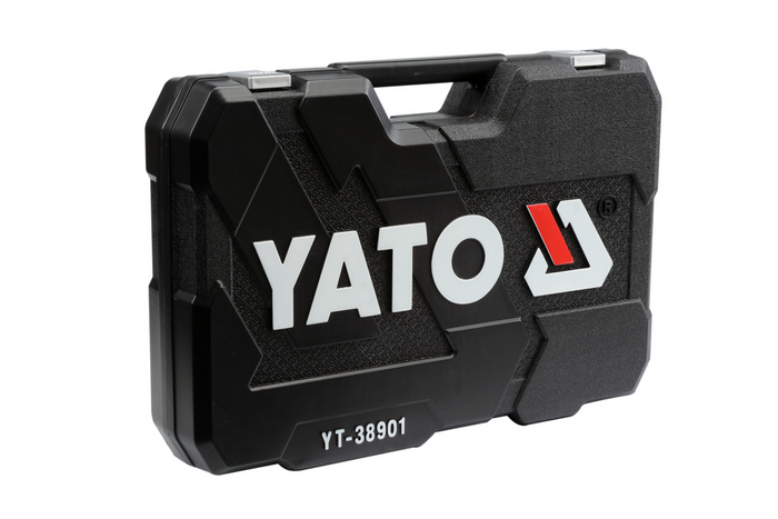 YATO YT-38901 verktøysett 1/2" 1/4" 122 deler.