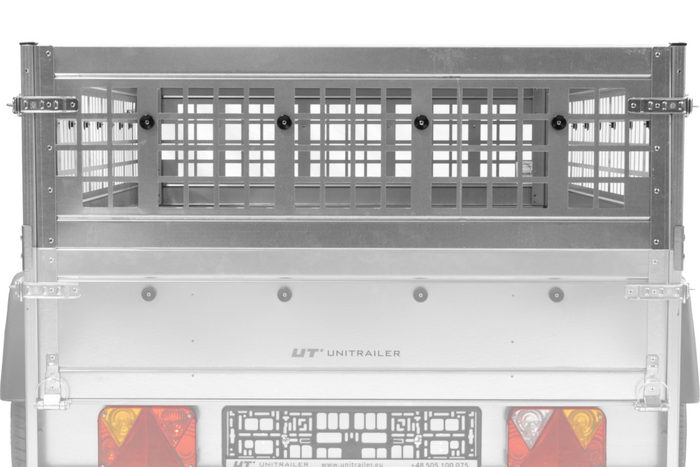 Nettingsider for UNITRAILER GARDEN TRAILER 201 KIPP tilhenger