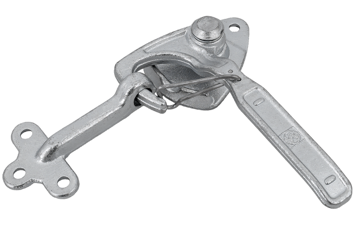 Venstre sidekobling med WINTERHOFF WV 20-L + WVG 20-A feste, komplett tilhengersidelukking