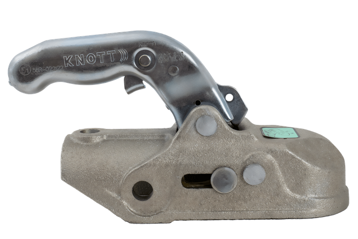 KNOTT K27-A kulefeste for en 2700 kg tilhenger med 50 mm rørdrag, støpejern
